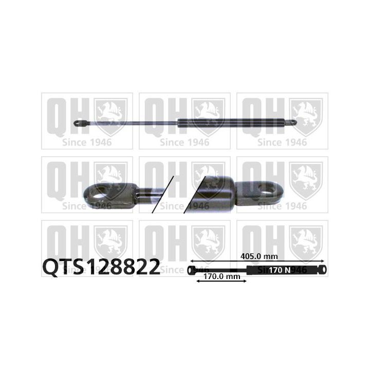 Dujinė spyruoklė, bagažinė QUINTON HAZELL QTS128822