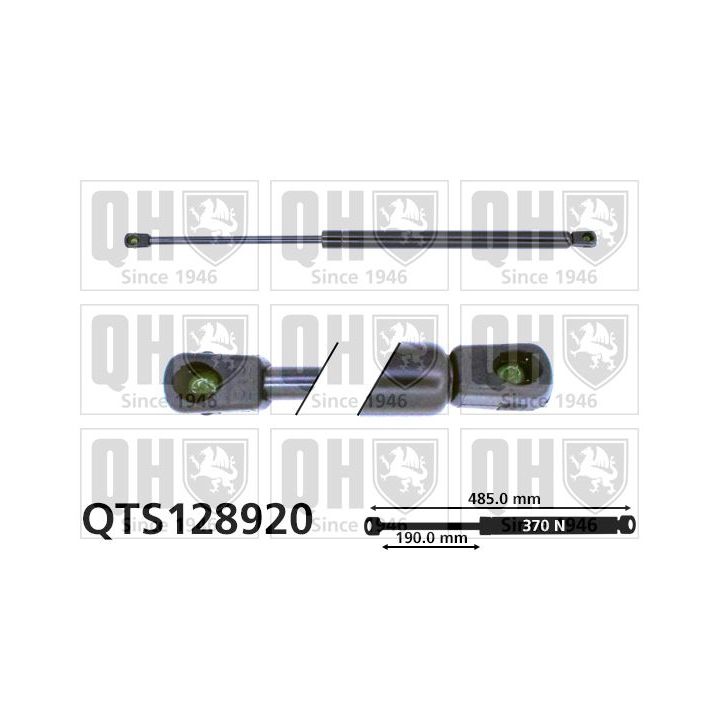 Dujinė spyruoklė, bagažinė QUINTON HAZELL QTS128920