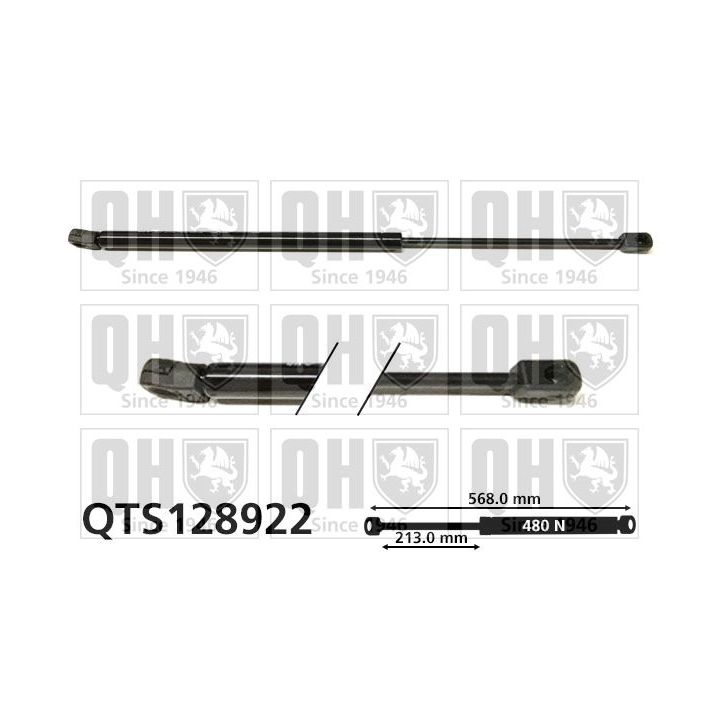 Dujinė spyruoklė, bagažinė QUINTON HAZELL QTS128922