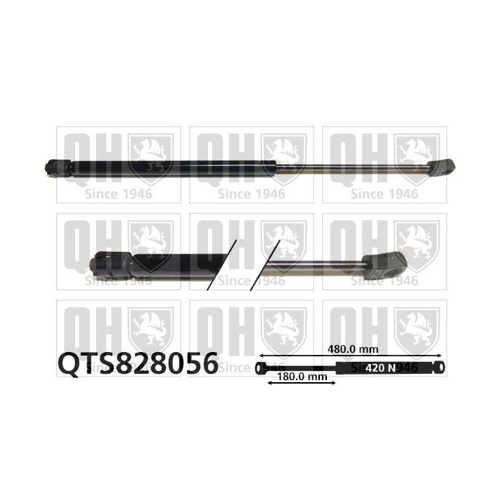 Dujinė spyruoklė, bagažinė QUINTON HAZELL QTS828056