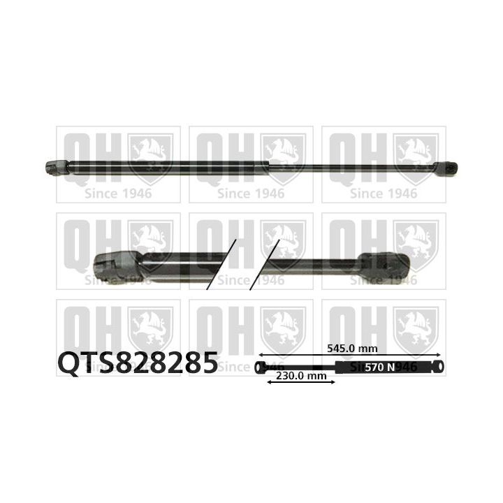 Dujinė spyruoklė, bagažinė QUINTON HAZELL QTS828285