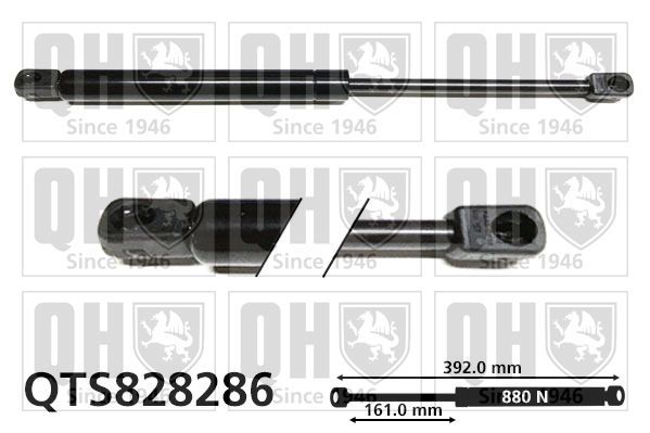 Dujinė spyruoklė, bagažinė QUINTON HAZELL QTS828286