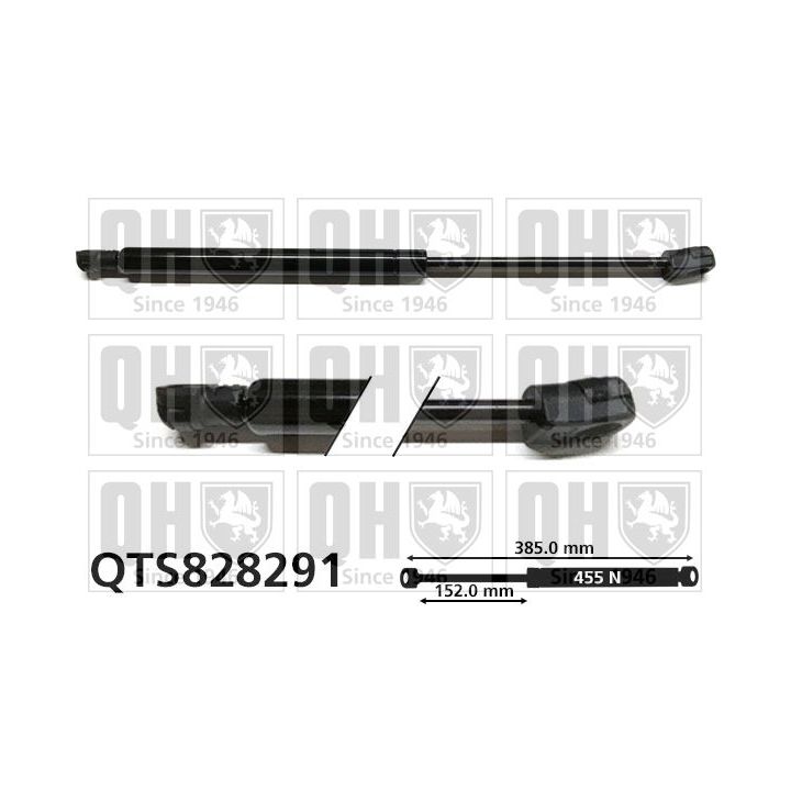 Dujinė spyruoklė, bagažinė QUINTON HAZELL QTS828291