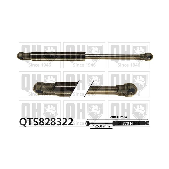 Dujinė spyruoklė, bagažinė QUINTON HAZELL QTS828322