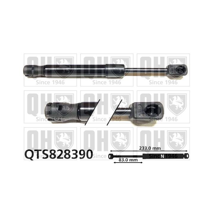 Dujinė spyruoklė, bagažinė QUINTON HAZELL QTS828390