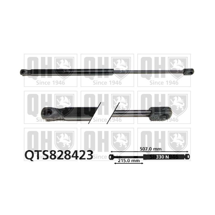 Dujinė spyruoklė, bagažinė QUINTON HAZELL QTS828423