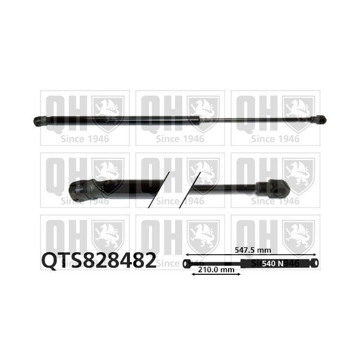 Dujinė spyruoklė, bagažinė QUINTON HAZELL QTS828482