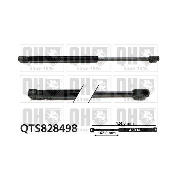 Dujinė spyruoklė, bagažinė QUINTON HAZELL QTS828498