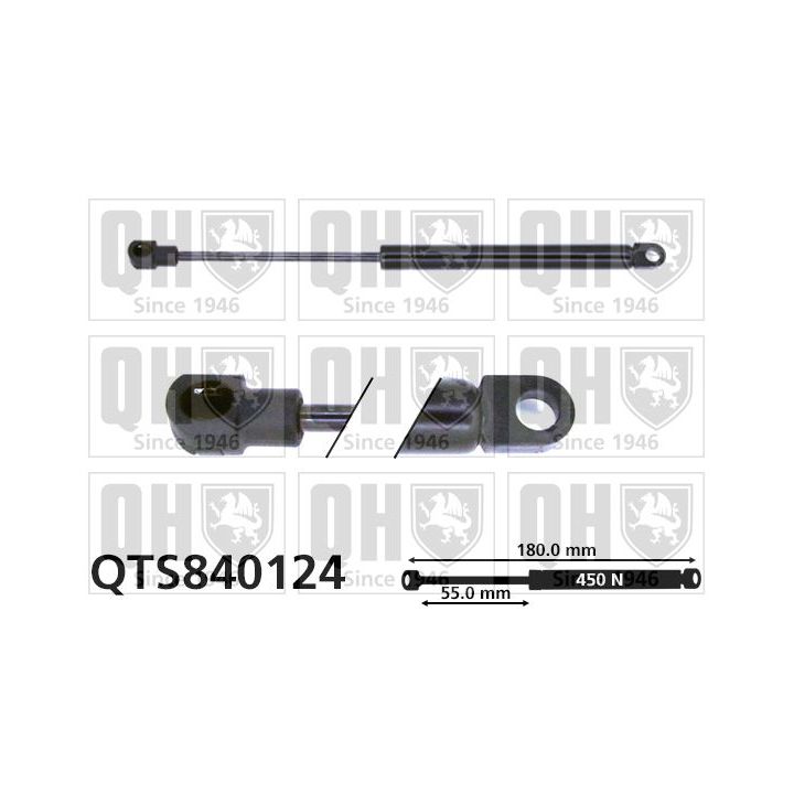 Dujinė spyruoklė, bagažinė QUINTON HAZELL QTS840124