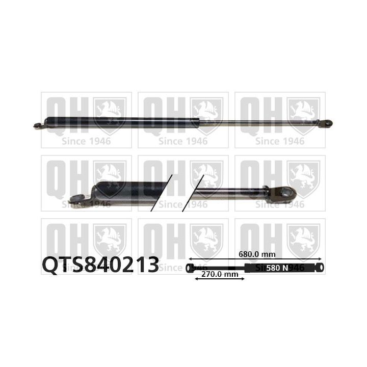 Dujinė spyruoklė, bagažinė QUINTON HAZELL QTS840213