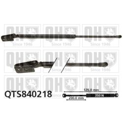 Dujinė spyruoklė, bagažinė QUINTON HAZELL QTS840218