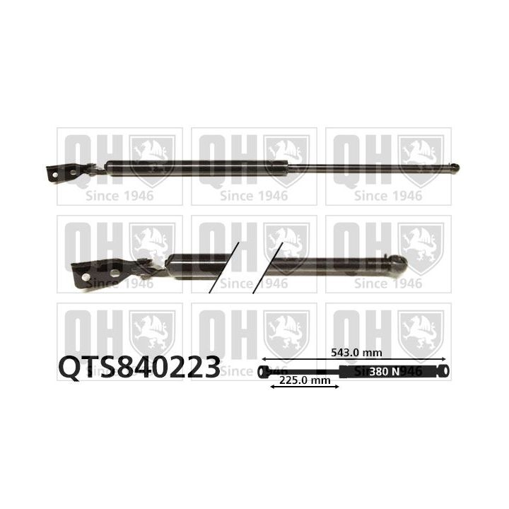 Dujinė spyruoklė, bagažinė QUINTON HAZELL QTS840223