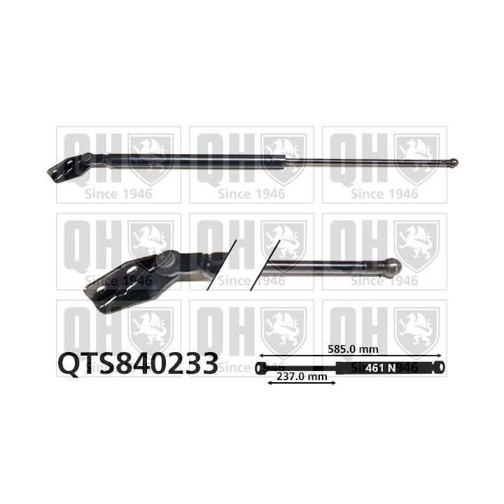 Dujinė spyruoklė, bagažinė QUINTON HAZELL QTS840233