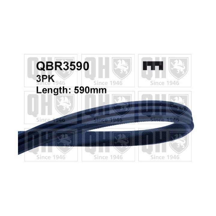 V formos rumbuoti diržai QUINTON HAZELL QBR3590