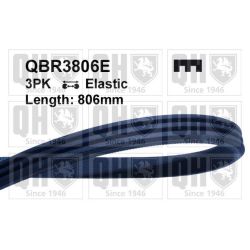 V formos rumbuoti diržai QUINTON HAZELL QBR3806E