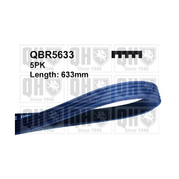 V formos rumbuoti diržai QUINTON HAZELL QBR5633