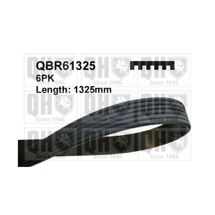 V formos rumbuoti diržai QUINTON HAZELL QBR61325