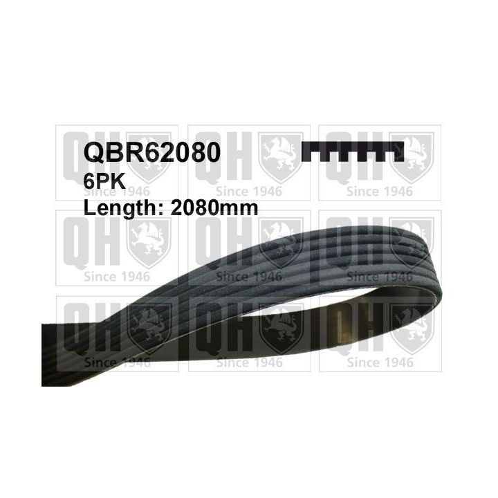 V formos rumbuoti diržai QUINTON HAZELL QBR62080