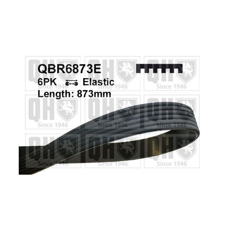 V formos rumbuoti diržai QUINTON HAZELL QBR6873E