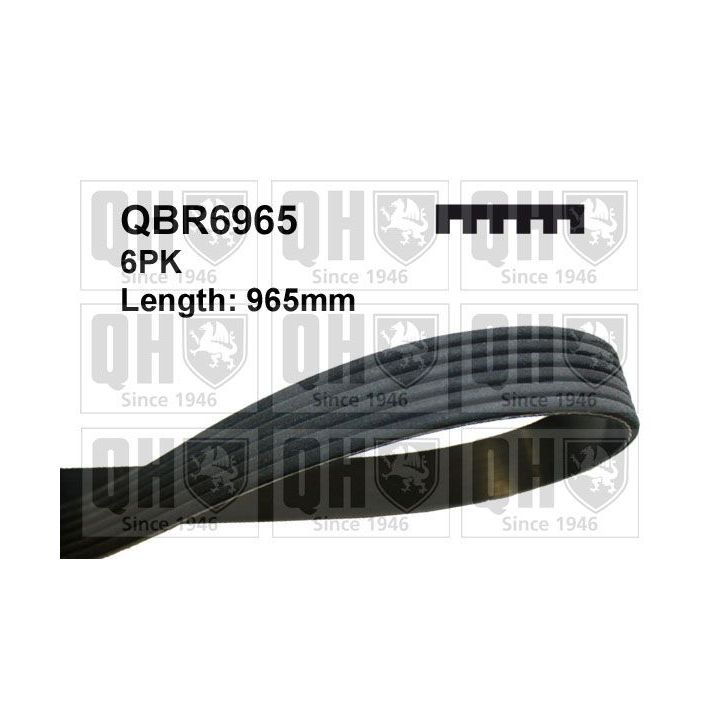 V formos rumbuoti diržai QUINTON HAZELL QBR6965