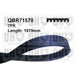 V formos rumbuoti diržai QUINTON HAZELL QBR71570