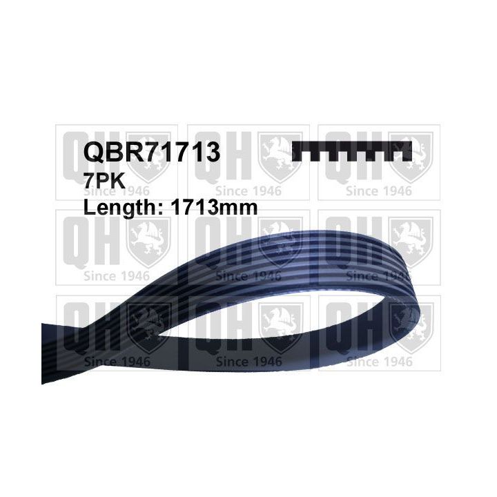 V formos rumbuoti diržai QUINTON HAZELL QBR71713