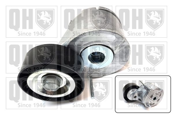 įtempiklio skriemulys, V formos rumbuotas diržas QUINTON HAZELL QTA1458