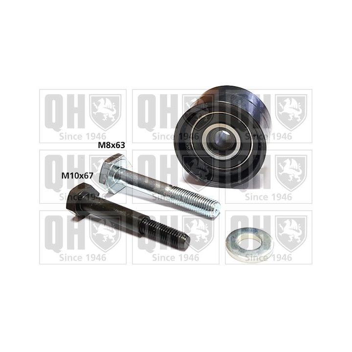 Kreipiantysis skriemulys, paskirstymo diržas QUINTON HAZELL QTT1076