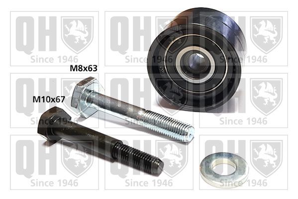 Kreipiantysis skriemulys, paskirstymo diržas QUINTON HAZELL QTT1076