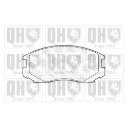 Stabdžių trinkelių rinkinys, diskinis stabdys QUINTON HAZELL BP1175