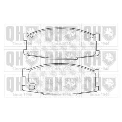 Stabdžių trinkelių rinkinys, diskinis stabdys QUINTON HAZELL BP1206