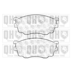 Stabdžių trinkelių rinkinys, diskinis stabdys QUINTON HAZELL BP1231