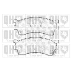 Stabdžių trinkelių rinkinys, diskinis stabdys QUINTON HAZELL BP1235