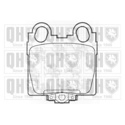 Stabdžių trinkelių rinkinys, diskinis stabdys QUINTON HAZELL BP1252