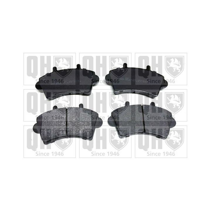 Stabdžių trinkelių rinkinys, diskinis stabdys QUINTON HAZELL BP1325