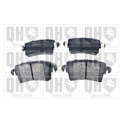 Stabdžių trinkelių rinkinys, diskinis stabdys QUINTON HAZELL BP1326