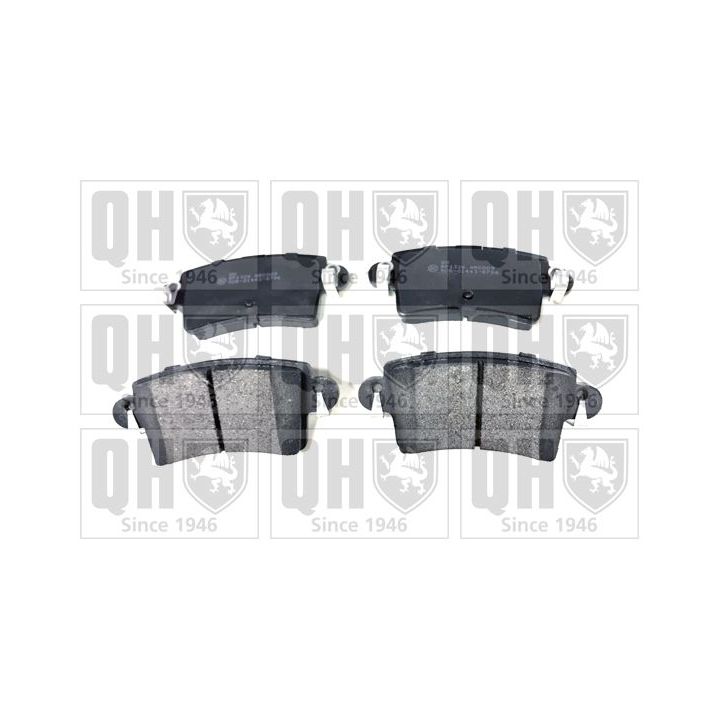 Stabdžių trinkelių rinkinys, diskinis stabdys QUINTON HAZELL BP1326