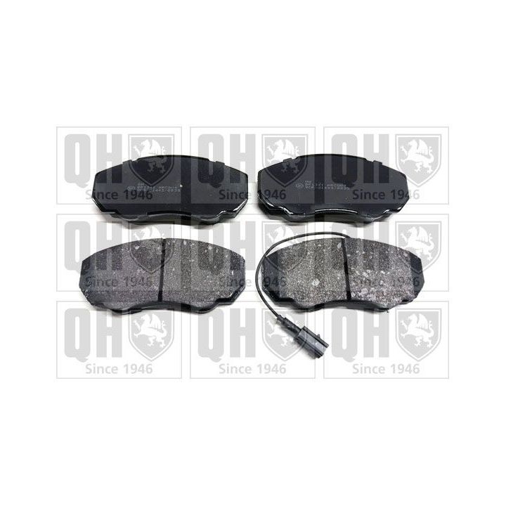 Stabdžių trinkelių rinkinys, diskinis stabdys QUINTON HAZELL BP1341