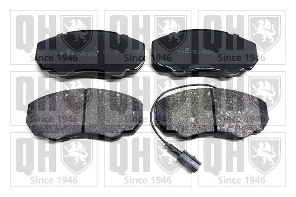 Stabdžių trinkelių rinkinys, diskinis stabdys QUINTON HAZELL BP1341