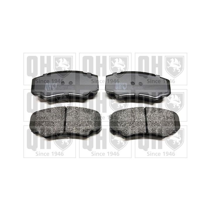 Stabdžių trinkelių rinkinys, diskinis stabdys QUINTON HAZELL BP1343