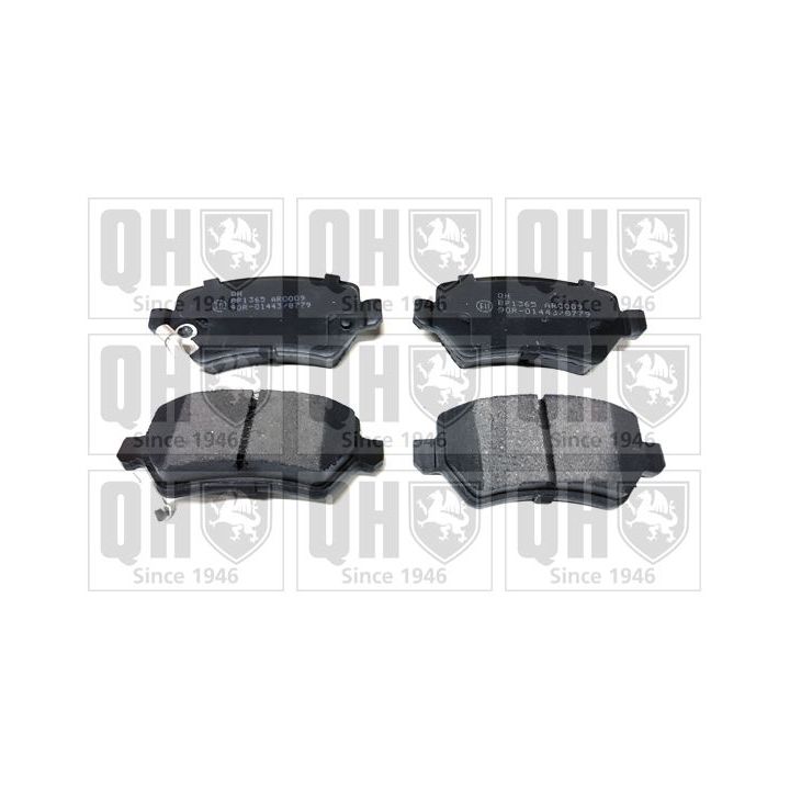 Stabdžių trinkelių rinkinys, diskinis stabdys QUINTON HAZELL BP1365