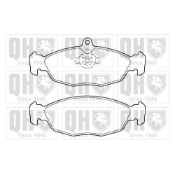 Stabdžių trinkelių rinkinys, diskinis stabdys QUINTON HAZELL BP1385