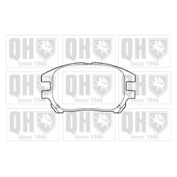 Stabdžių trinkelių rinkinys, diskinis stabdys QUINTON HAZELL BP1388