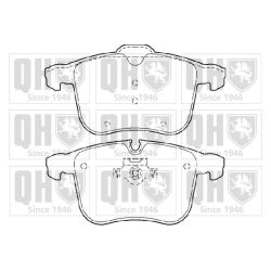 Stabdžių trinkelių rinkinys, diskinis stabdys QUINTON HAZELL BP1392