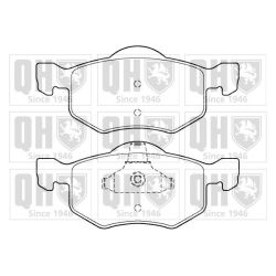 Stabdžių trinkelių rinkinys, diskinis stabdys QUINTON HAZELL BP1408