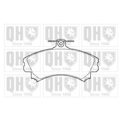 Stabdžių trinkelių rinkinys, diskinis stabdys QUINTON HAZELL BP1430