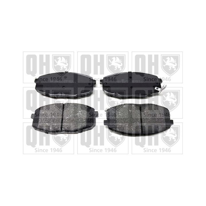 Stabdžių trinkelių rinkinys, diskinis stabdys QUINTON HAZELL BP1447