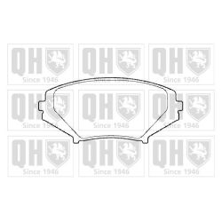 Stabdžių trinkelių rinkinys, diskinis stabdys QUINTON HAZELL BP1460