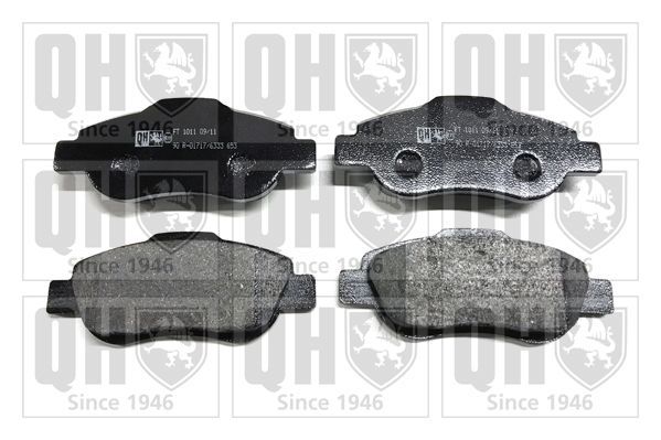 Stabdžių trinkelių rinkinys, diskinis stabdys QUINTON HAZELL BP1475