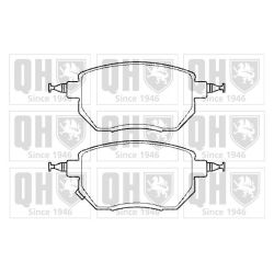 Stabdžių trinkelių rinkinys, diskinis stabdys QUINTON HAZELL BP1477